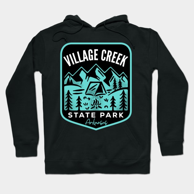 Village Creek State Park Arkansas Hoodie by HalpinDesign